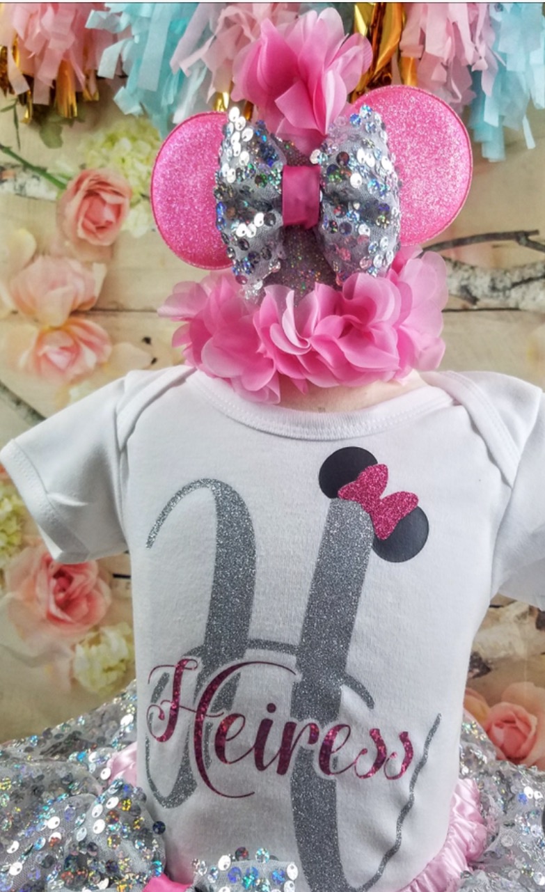 Minnie Mouse Inspired Birthday Hat