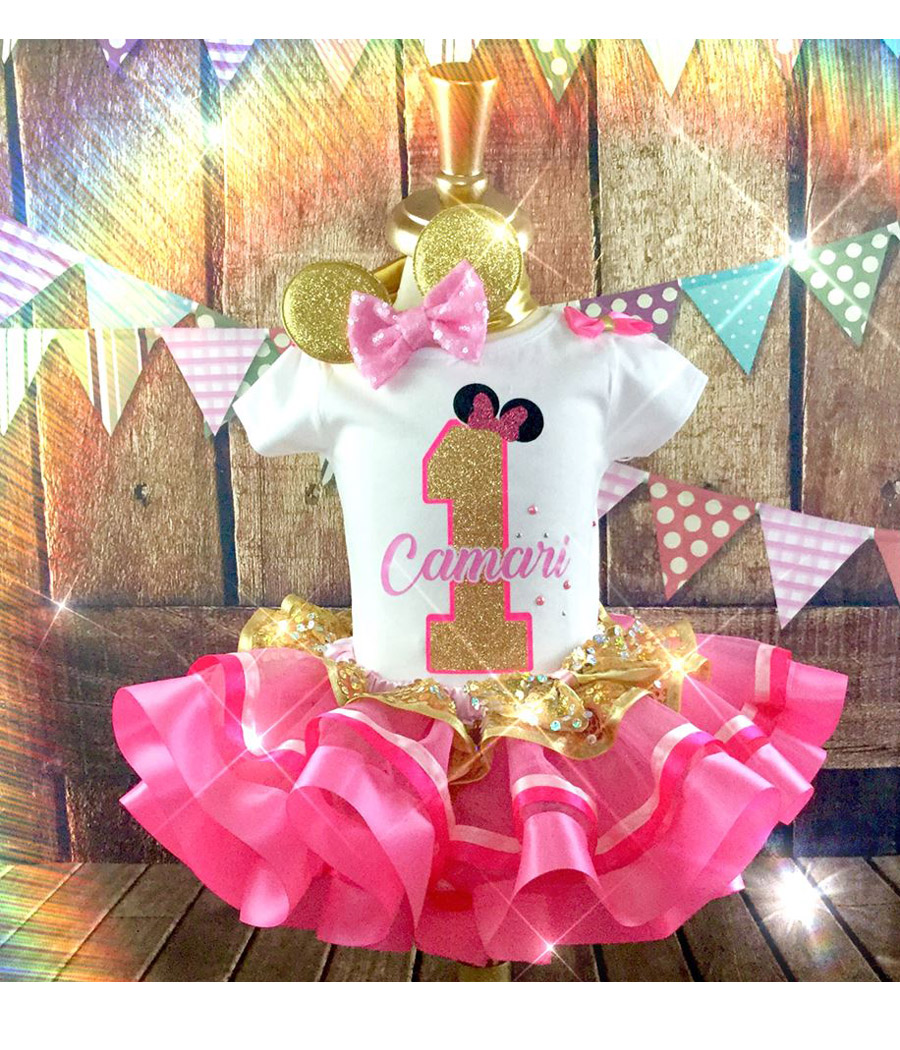1st Birthday Minnie Inspired Birthday Outfit